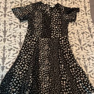 Downeast Black and white summer dress Medium